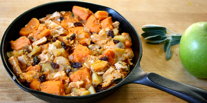Best Mom on the Go Dish with Hearty Chicken, Sweet Potato, and Apples